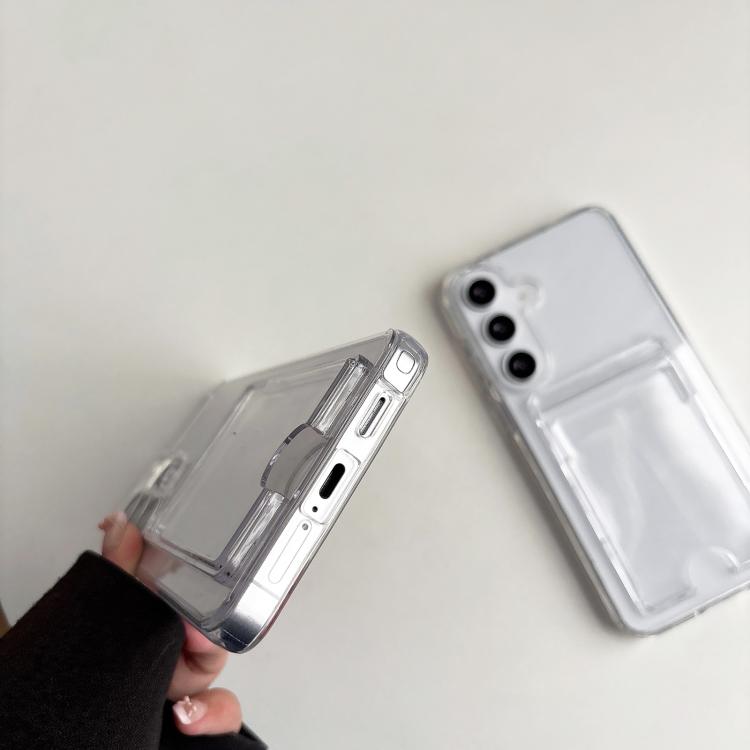 Porta carte in acrilico, custodia antiurto per telefono, For Samsung Galaxy S26+ 5G, For Samsung Galaxy S26 Ultra 5G