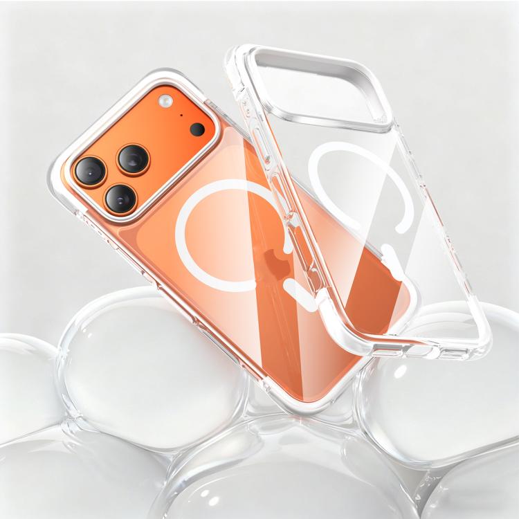 Custodia per telefono antiurto in TPU + acrilico con airbag sottovuoto e magnete, For iPhone 17 Pro Max, For iPhone 17 Pro, For iPhone 17