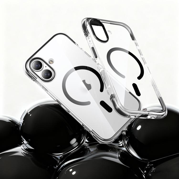 Custodia per telefono antiurto in TPU + acrilico con airbag sottovuoto e magnete, For iPhone 17 Pro Max, For iPhone 17 Pro, For iPhone 17