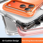 Custodia per telefono antiurto in TPU + acrilico con airbag sottovuoto e magnete, For iPhone 17 Pro Max, For iPhone 17 Pro, For iPhone 17