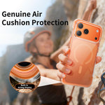 Custodia per telefono antiurto in TPU + acrilico con airbag sottovuoto e magnete, For iPhone 17 Pro Max, For iPhone 17 Pro, For iPhone 17