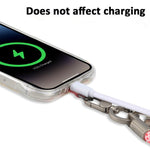 Cordino da polso anti-smarrimento per cellulare XDcase con fibbia e guarnizione in metallo, lunghezza: 10,6 cm