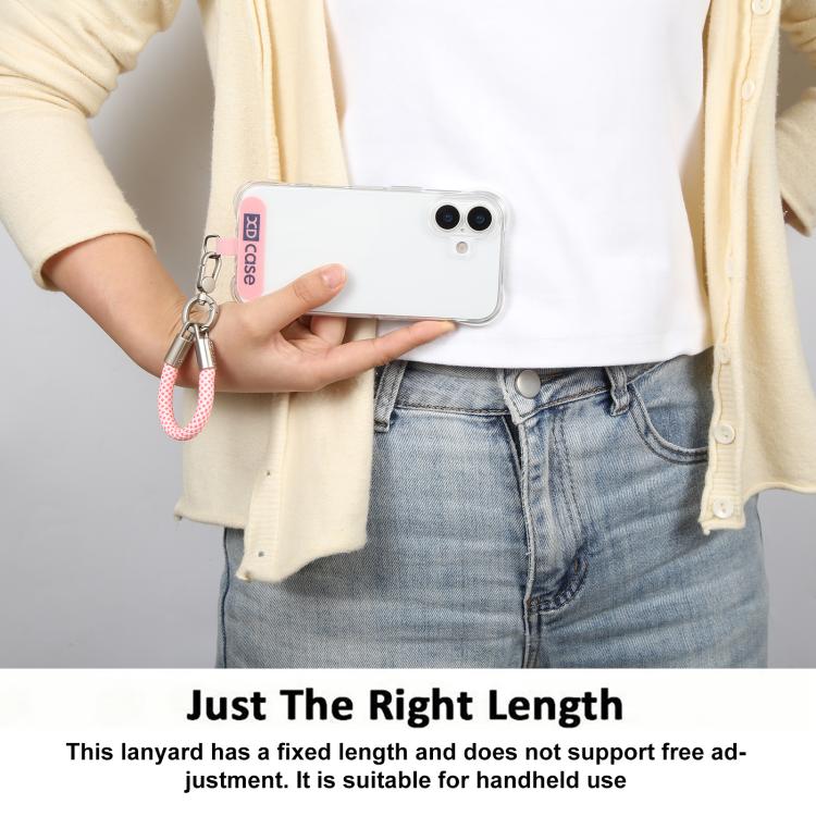 Cordino da polso anti-smarrimento per cellulare XDcase con fibbia e guarnizione in metallo, lunghezza: 10,6 cm