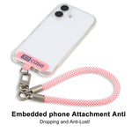 Cordino da polso anti-smarrimento per cellulare XDcase con fibbia e guarnizione in metallo, lunghezza: 18,9 cm