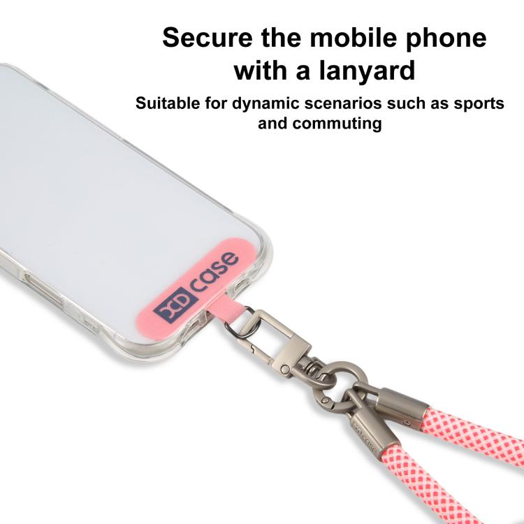 Cordino da polso anti-smarrimento per cellulare XDcase con fibbia e guarnizione in metallo, lunghezza: 18,9 cm