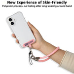 Cordino da polso anti-smarrimento per cellulare XDcase con fibbia e guarnizione in metallo, lunghezza: 18,9 cm