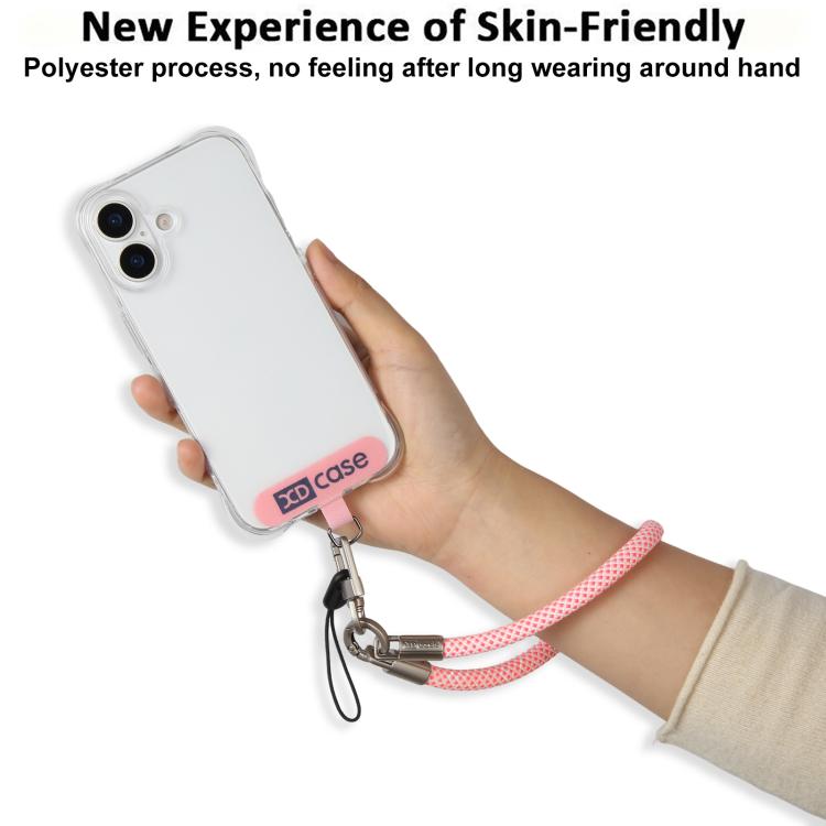 Cordino da polso anti-smarrimento per cellulare XDcase con fibbia e guarnizione in metallo, lunghezza: 18,9 cm