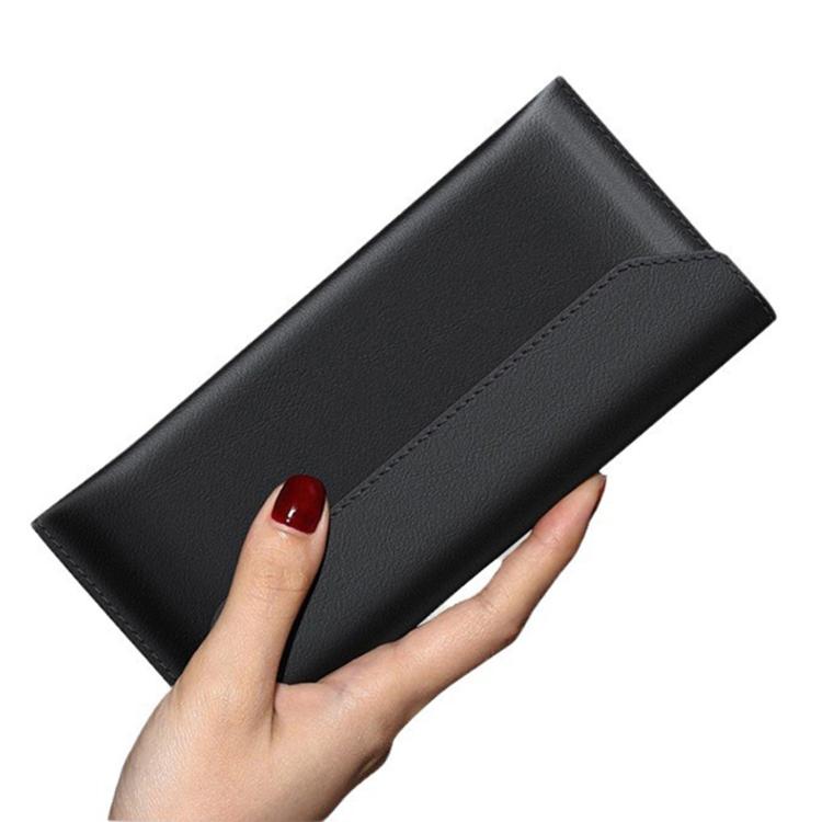 Custodia per telefono in vera pelle con design a busta, For Samsung Galaxy Z TriFold