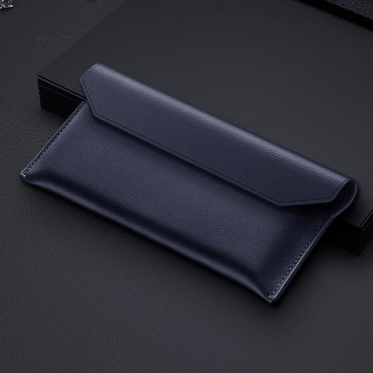 Custodia per telefono in vera pelle con design a busta, For Samsung Galaxy Z TriFold
