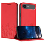 Custodia magnetica per telefono in ecopelle con motivo tulipani e farfalle., For iPhone Air, For iPhone 16 Pro Max