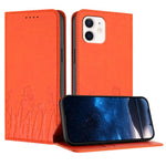Custodia magnetica per telefono in ecopelle con motivo tulipani e farfalle., For iPhone 12 / 12 Pro, For iPhone 12 Pro Max