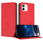 Custodia magnetica per telefono in ecopelle con motivo tulipani e farfalle., For iPhone 11, For iPhone 11 Pro