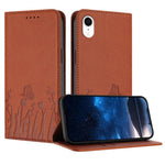 Custodia magnetica per telefono in ecopelle con motivo tulipani e farfalle., For iPhone XR, For iPhone 8 Plus / 7 Plus