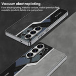 Custodia per telefono GKK Plating TPU + Pelle Supercar Satinata a copertura totale, For Samsung Galaxy S26 Ultra 5G