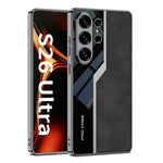 Custodia per telefono GKK Plating TPU + Pelle Supercar Satinata a copertura totale, For Samsung Galaxy S26 Ultra 5G