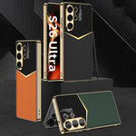 Custodia per telefono GKK Plating in TPU morbido + pelle a copertura totale, For Samsung Galaxy S26 Ultra 5G