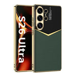 Custodia per telefono GKK Plating in TPU morbido + pelle a copertura totale, For Samsung Galaxy S26 Ultra 5G