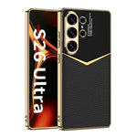 Custodia per telefono GKK Plating in TPU morbido + pelle a copertura totale, For Samsung Galaxy S26 Ultra 5G