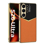Custodia per telefono GKK Plating in TPU morbido + pelle a copertura totale, For Samsung Galaxy S26 Ultra 5G