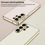 Custodia per telefono GKK in pelle placcata broccato argento, For Samsung Galaxy S26 Ultra 5G