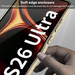 Custodia per telefono GKK in pelle placcata broccato argento, For Samsung Galaxy S26 Ultra 5G