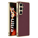 Custodia per telefono GKK Plating in TPU + Pelle a copertura totale, For Samsung Galaxy S26 Ultra 5G