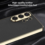 Custodia per telefono GKK Plating in TPU + Pelle a copertura totale, For Samsung Galaxy S26 Ultra 5G