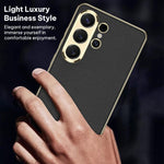 Custodia per telefono GKK Plating in TPU + Pelle a copertura totale, For Samsung Galaxy S26 Ultra 5G