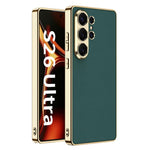 Custodia per telefono GKK Plating in TPU + Pelle a copertura totale, For Samsung Galaxy S26 Ultra 5G