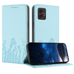 Custodia magnetica per telefono in ecopelle con motivo tulipani e farfalle., For Samsung Galaxy XCover7 Pro, For Samsung Galaxy XCover7