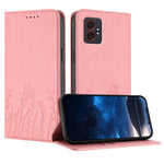 Custodia magnetica per telefono in ecopelle con motivo tulipani e farfalle., For Samsung Galaxy XCover7 Pro, For Samsung Galaxy XCover7