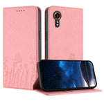 Custodia magnetica per telefono in ecopelle con motivo tulipani e farfalle., For Samsung Galaxy XCover7 Pro, For Samsung Galaxy XCover7