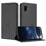 Custodia magnetica per telefono in ecopelle con motivo tulipani e farfalle., For Samsung Galaxy XCover6 Pro