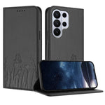 Custodia magnetica per telefono in ecopelle con motivo tulipani e farfalle., For Galaxy S26 FE 5G, For Samsung Galaxy S26 Ultra 5G