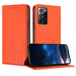 Custodia magnetica per telefono in ecopelle con motivo tulipani e farfalle., For Samsung Galaxy Note20 Ultra, For Samsung Galaxy Note20