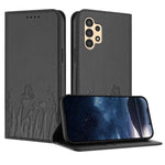 Custodia magnetica per telefono in ecopelle con motivo tulipani e farfalle., For Samsung Galaxy A13 4G / 5G / A04 / A04s, For Samsung Galaxy A23 Japan Version