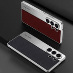 Custodia per telefono GKK in pelle placcata, stile principale, opaca, a copertura totale., For Samsung Galaxy S26 Ultra 5G, For Samsung Galaxy S25 Ultra 5G, For Samsung Galaxy S24 Ultra 5G, For Samsung Galaxy S23 Ultra 5G