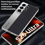 Custodia per telefono GKK in pelle placcata, stile principale, opaca, a copertura totale., For Samsung Galaxy S26 Ultra 5G, For Samsung Galaxy S25 Ultra 5G, For Samsung Galaxy S24 Ultra 5G, For Samsung Galaxy S23 Ultra 5G