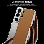Custodia per telefono GKK in pelle placcata, stile principale, opaca, a copertura totale., For Samsung Galaxy S26 Ultra 5G, For Samsung Galaxy S25 Ultra 5G, For Samsung Galaxy S24 Ultra 5G, For Samsung Galaxy S23 Ultra 5G