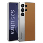 Custodia per telefono GKK in pelle placcata, stile principale, opaca, a copertura totale., For Samsung Galaxy S26 Ultra 5G, For Samsung Galaxy S25 Ultra 5G, For Samsung Galaxy S24 Ultra 5G, For Samsung Galaxy S23 Ultra 5G