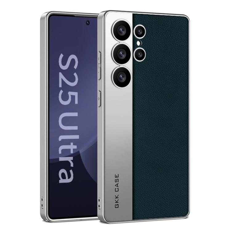 Custodia per telefono GKK in pelle placcata, stile principale, opaca, a copertura totale., For Samsung Galaxy S26 Ultra 5G, For Samsung Galaxy S25 Ultra 5G, For Samsung Galaxy S24 Ultra 5G, For Samsung Galaxy S23 Ultra 5G