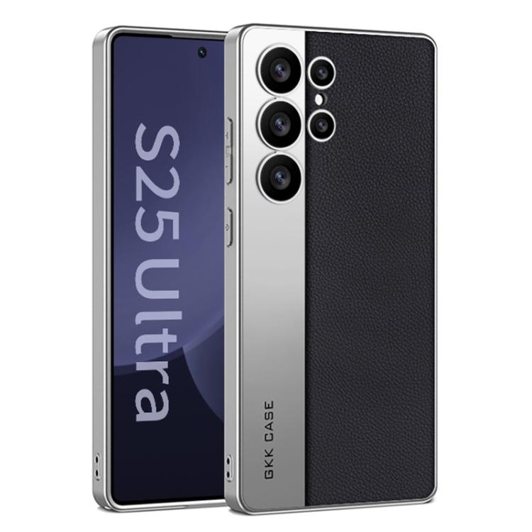 Custodia per telefono GKK in pelle placcata, stile principale, opaca, a copertura totale., For Samsung Galaxy S26 Ultra 5G, For Samsung Galaxy S25 Ultra 5G, For Samsung Galaxy S24 Ultra 5G, For Samsung Galaxy S23 Ultra 5G