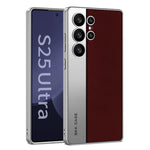 Custodia per telefono GKK in pelle placcata, stile principale, opaca, a copertura totale., For Samsung Galaxy S26 Ultra 5G, For Samsung Galaxy S25 Ultra 5G, For Samsung Galaxy S24 Ultra 5G, For Samsung Galaxy S23 Ultra 5G