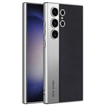 Custodia per telefono GKK in pelle placcata, stile principale, opaca, a copertura totale., For Samsung Galaxy S26 Ultra 5G, For Samsung Galaxy S25 Ultra 5G, For Samsung Galaxy S24 Ultra 5G, For Samsung Galaxy S23 Ultra 5G