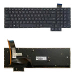 Tastiera retroilluminata per laptop, versione USA, compatibile con Asus G750 G750JH G750JM G750JS G750JW G750JX G750JZ, G750
