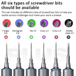 Set di cacciaviti di precisione magnetici ad alta durezza KingKong Plus, colorati e resistenti, per meccanici., Mechanic KingKong Plus