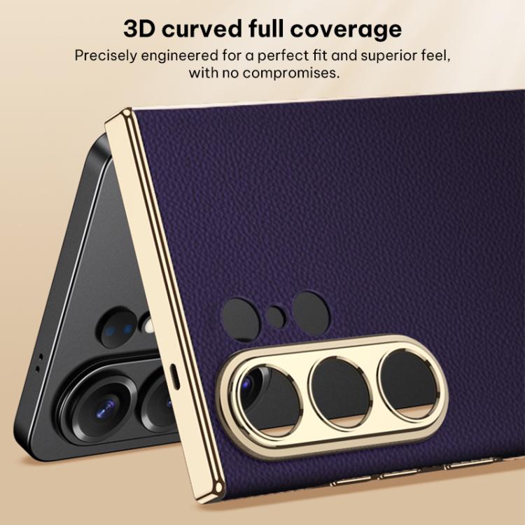 Custodia per telefono curva in pelle placcata GKK, senza penna, For Samsung Galaxy S26 Ultra 5G
