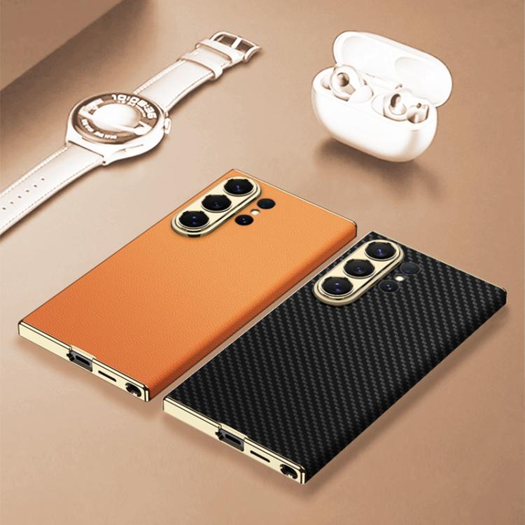 Custodia per telefono curva in pelle placcata GKK, senza penna, For Samsung Galaxy S26 Ultra 5G