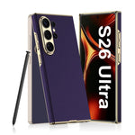 Custodia per telefono curva in pelle placcata GKK, senza penna, For Samsung Galaxy S26 Ultra 5G