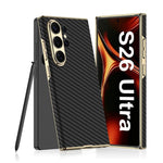 Custodia per telefono curva in pelle placcata GKK, senza penna, For Samsung Galaxy S26 Ultra 5G